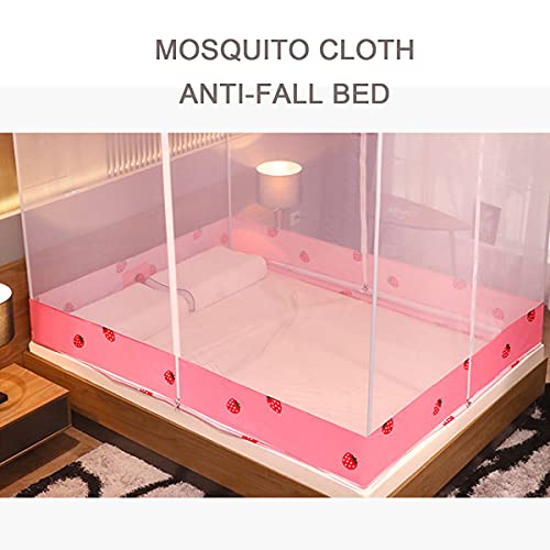 Mosquitero para dormitorio azul transpirable de instalación fácil 7