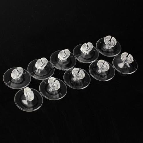1pc Suction Cup Aquarium Sucker For 4mm Air Hose Line Pipe Tube Wire Holder Used Air Pump Fish Tank Accessories(C,30pcs)