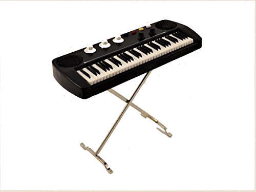Melody Jane Dollhouse Keyboard on Stand Miniature Music Room Instrument 1:12