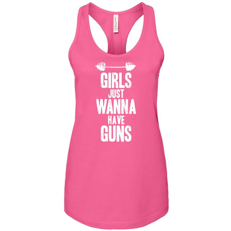 mintytees keepin' It Fresh Girls Just Wanna Have Guns Women's Tank Top