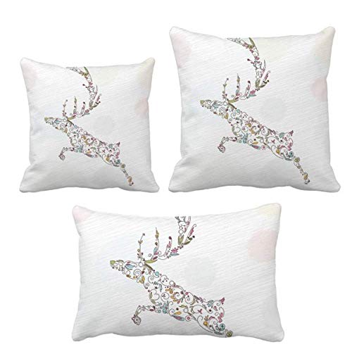 Coussin de Noël renne DIYthinker en textile premium pour décoration unique - 2