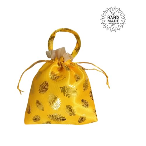 Image of VIG Enterprises Silky And Shiny Potli Batwa Bags /Thamboolam Bags For Wedding Party Return Gifts Party Gifts For Guest-