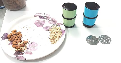 3 in 1 Plastic Dry Fruit Cutter And Slicer Dry fruits choppers for kitchen Pepper Mill Grinder Slicer Chocolate Cutter and Butter Slicer Dry Fruit Graters for Kitchen with 3 Blade (Multicolor) 1 Pcs