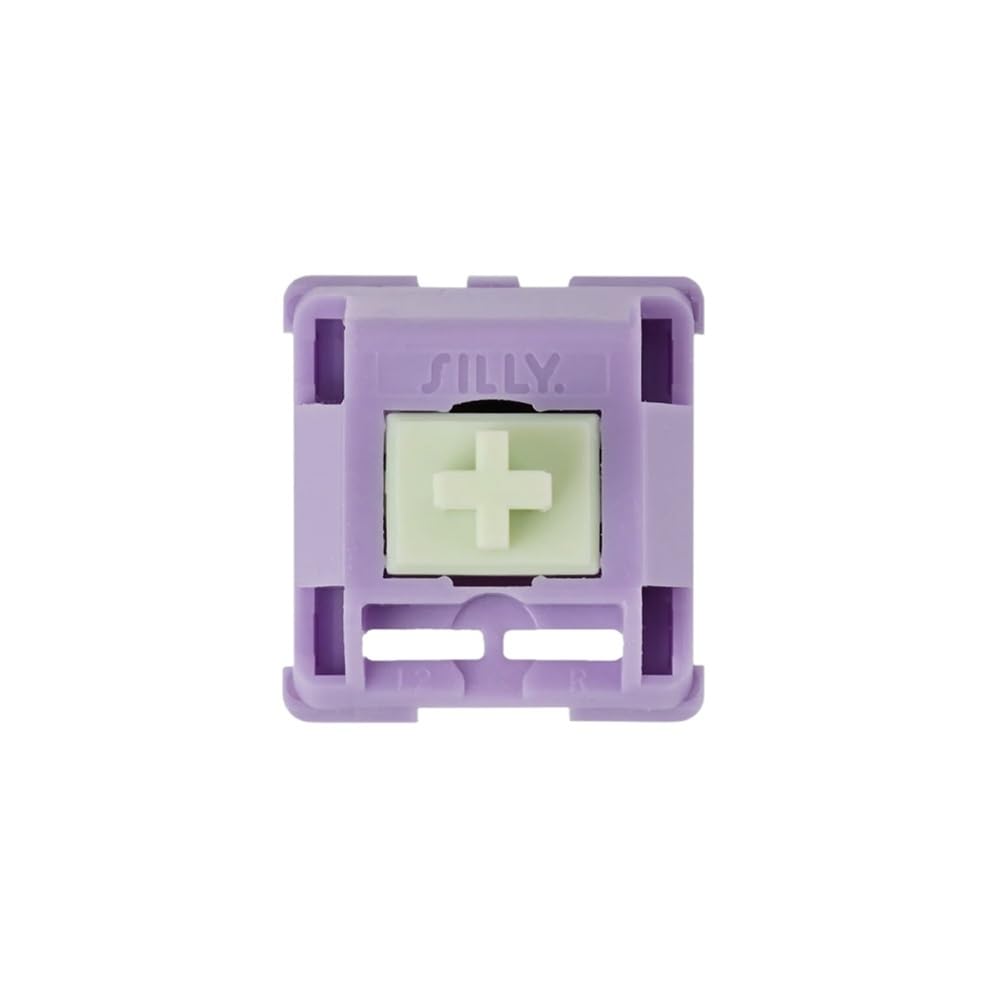 Sillyworks Hyacinth V2 Switch, 5-pinowy liniowy przełącznik wstępnego smarowania do niestandardowej klawiatury mechanicznej (kolor: Lubowany fabrycznie, rozmiar: 90 szt.)