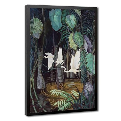 Impressions murales sur toile Jessie Botke 30x45 cm avec cadre suspendu