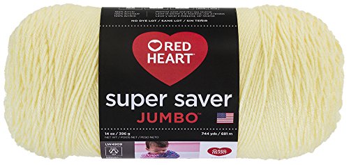 Image of Red Heart Super Saver Jumbo Yarn, Pale Yellow