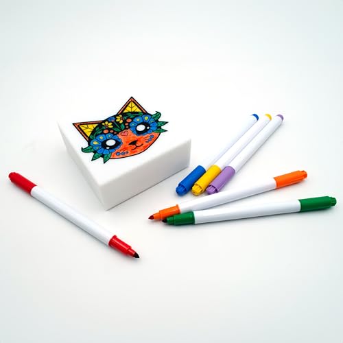 Kit artesanal iluminación nocturna para colorear gato miniatura 3
