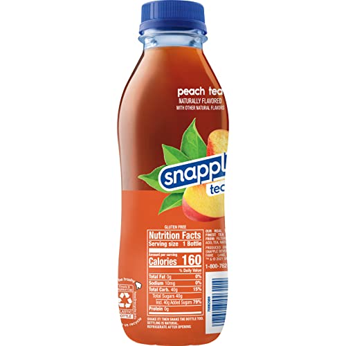 Snapple Peach Tea, 16 Fl Oz Recycled Plastic Bottle thumb #6