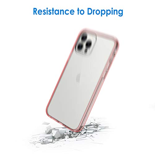 Image of JETech Case for iPhone 12 /12 Pro, Anti-Yellowing, Rose Gold