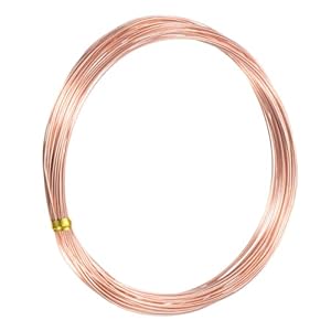 99.9% Soft Copper Wire, 23 Gauge 33FT Pure Copper Wire for DIY Crafting/Jewelry Making/Gardening Plant/Beading, Craft Wire [0.6mm, 10M]