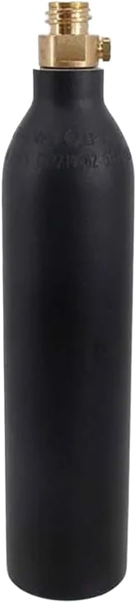 High-Pressure 0.45/0.35/0.25L Aluminum CO2 Air Tank with TR21*4 Valve - Safe and Durable Paintball Gas Bottle(0.45L)