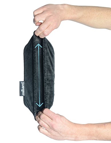 Milliard Ergonomic Office Chair Memory Foam Armrest Pad Comfy Gaming Chair Cushions for Elbow and Forearms with Removable Cover - 2 Pack High Density Foam - Black (9 x 4.25 x 1.50 in.) - Thumbnail 6