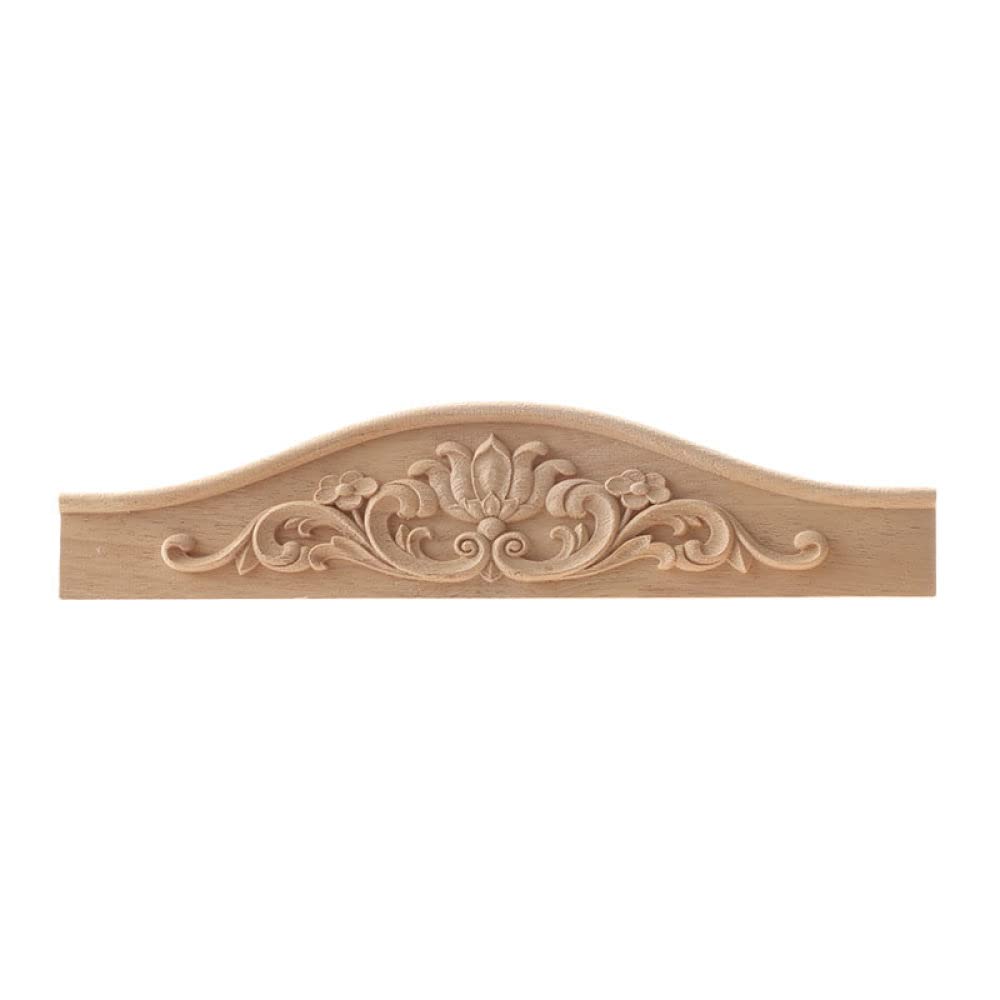 Fleur en bois sculpté ARKERO 35cm pour masquer les défauts et embellir un meuble