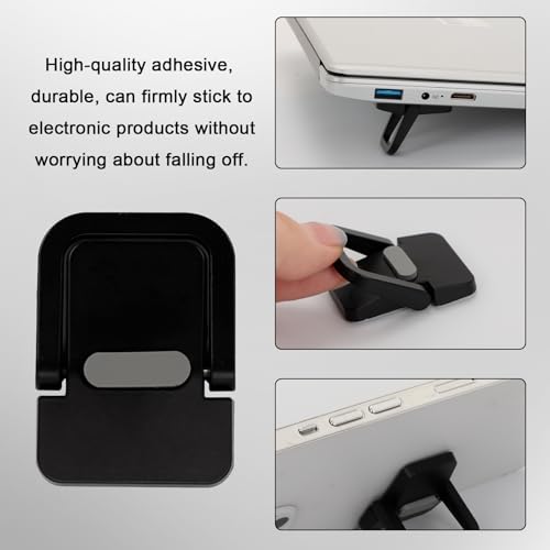 Elevadores adhesivos portátiles para teclado, 4 piezas miniatura 4
