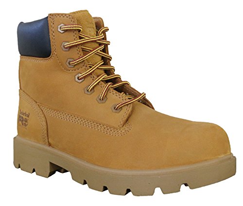 Timberland PRO Timberland PRO® Sawhorse 6" Composite Safety Toe Shoes for Men and Women – Molded EVA Midsole - Padded Wheat Men's 4, Women's 5.5 Medium