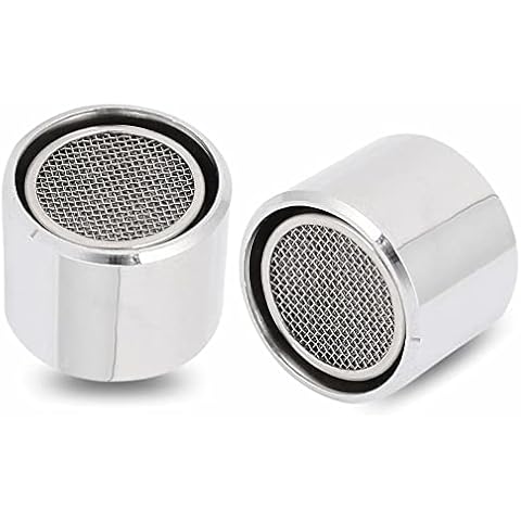 AHAD Nozzle End Diffuser Mesh Tap Head Faucet Filter Replacement Insert Spout Aerator Water Saving Filtering Net Perfect for Kitchen Bathroom Shower Sink Hose (Pack of 2 ) (G-569) Cover