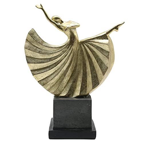 Lukitas Ballerina Statues And Figurines, Dancer Figure Sculpture, Ballet Girl Desk Ornaments Home Decor For Bedroom Living Room, Resin #TOP10