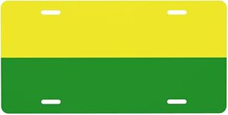 Flag of Sarteneja, Belize License Plate Novelty Metal Plate Vanity Tag Aluminum Car Front License Plate Decor 6x12 Inch