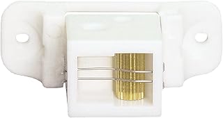 Amazing Drapery Hardware 5 Qty : Box Style Cord Lock for Roman and Pleated Shades,Up to 6 Cords/White