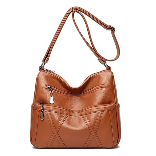 Shoulder bag Women’s Soft Leather Handbags - Stylish Designer Shoulder & Crossbody Bag with Multiple Pockets for Ladies