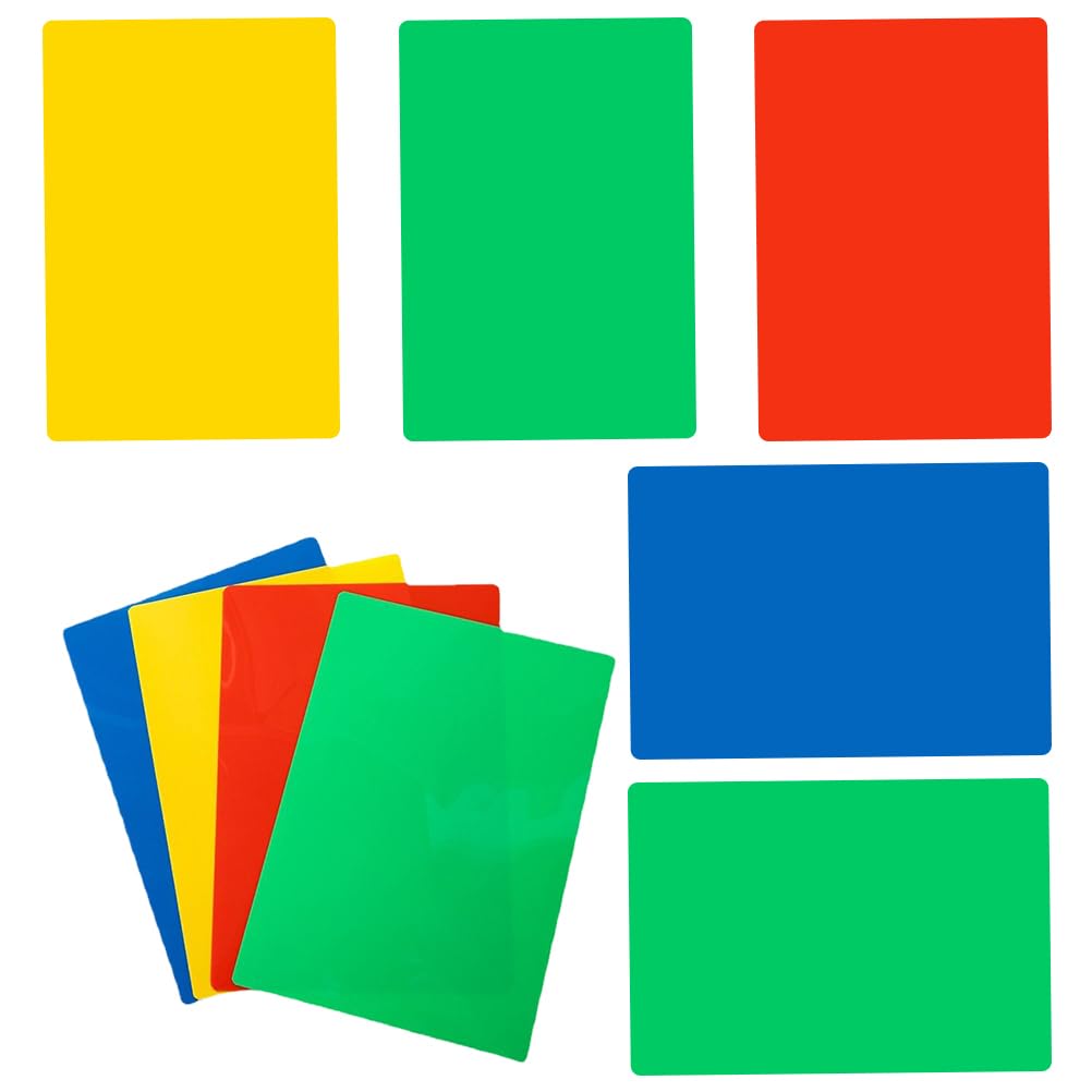 10pcs Plastic Writing Pads Reusable Sketch Boards for Students Office Use Smooth Surface Random Colors Exams Business Conferences