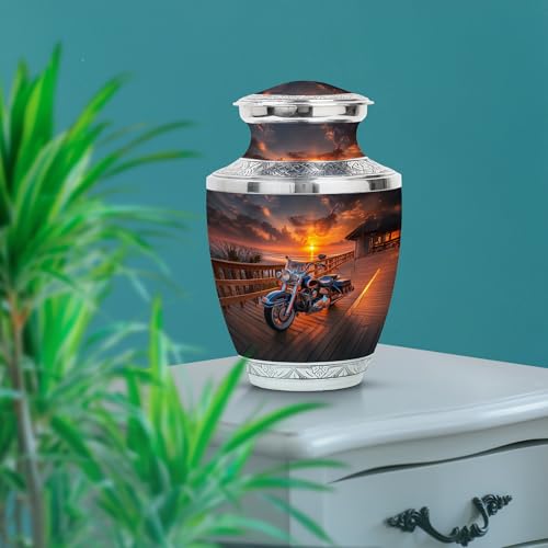 Image of Bike Urn Ash Keepsakes for Human Ashes 1 Large & 2 Small | Cremation Urns, Burial Urns for Human Ashes