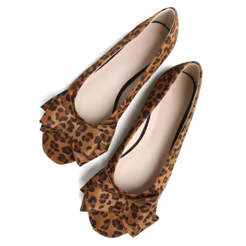 Image of TN TANGNEST Women Fashion Bowknot Flats Comfort Pointed Toe Dress Shoes