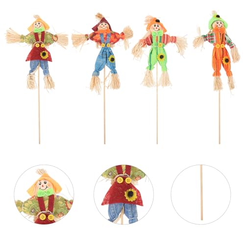 Espantapájaros de Halloween para jardín: decora tu exterior con este pack creativo de 8 piezas 7