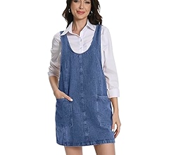 Amazon.com: Mars Guard Denim Skirtall Dress for Women Jean