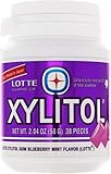 Lotte Xylitol Blueberry Mint Gum 2.04 OZ (Pack of 1)