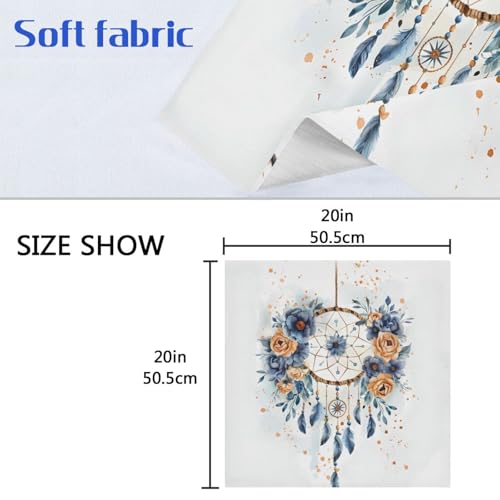 Servilletas de Tela Boho Floral Juego x6 miniatura 6