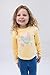 John Deere Farm Toddler Girls Long Sleeve T-Shirt Peach Patchwork Chickens 4T