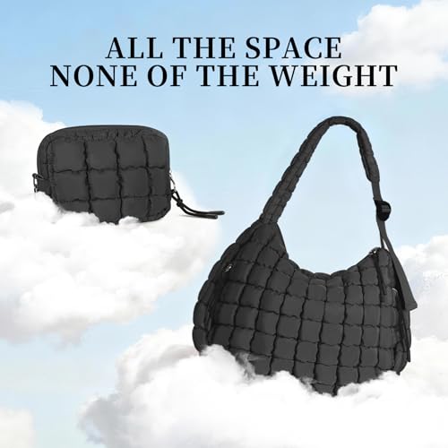 Bolso Tote Acolchado Puffer con Correa Ajustable para Mujer miniatura 5