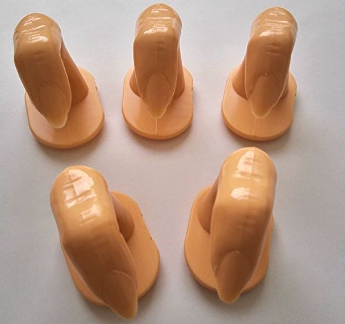 VNDEFUL 10PCS Finger Practice Model For Hand Manicure Nail Art Training