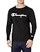 Produktbild Champion Life Herren The Long Sleeve Boyfriend Tee-Direct Flock Script T-Shirt, schwarz, Mittel