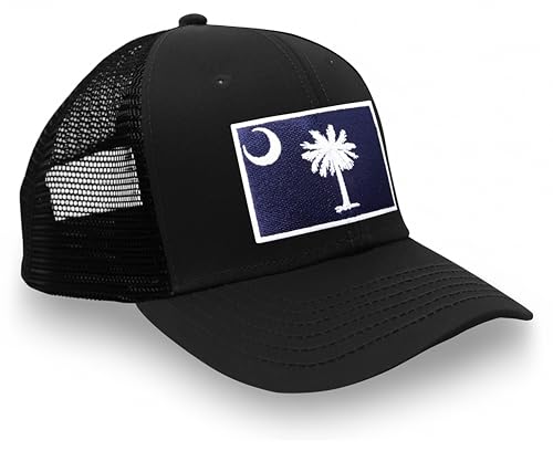 Image of International Tie State Hat for Men and Women, Adjustable Snapback Trucker Baseball Cap with Embroidered Patch