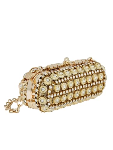 Women's Rhinestone Embellished Crossbody Bags Mini Glossy Finish Clutch Purse Evening Handbags With Chain2