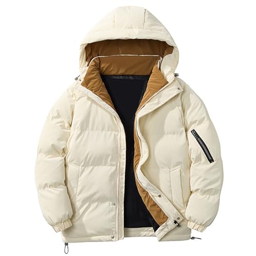Doudoune homme hiver doublée sherpa et veste chaude en coton matelassé ZDJSWJ