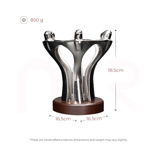 Image of MahaVastu Team Work Brass Showpiece | Showpiece for Home Decor & Vastu Remedy for Making Loyal Teams