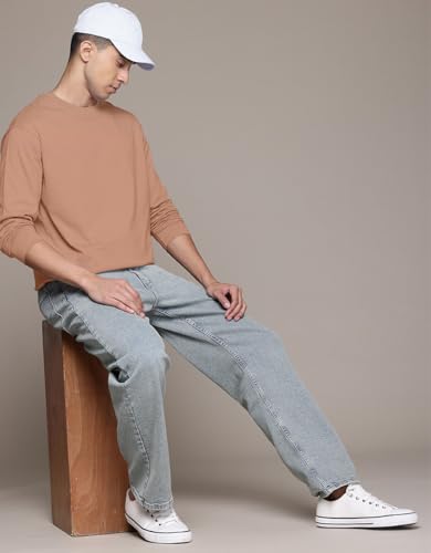 Image of Veirdo Pure Cotton Round Neck Regular Fit Solid Full Sleeve T-Shirt Combo for Men & Boys (Pack of 2 Available in Size S to 2XL)