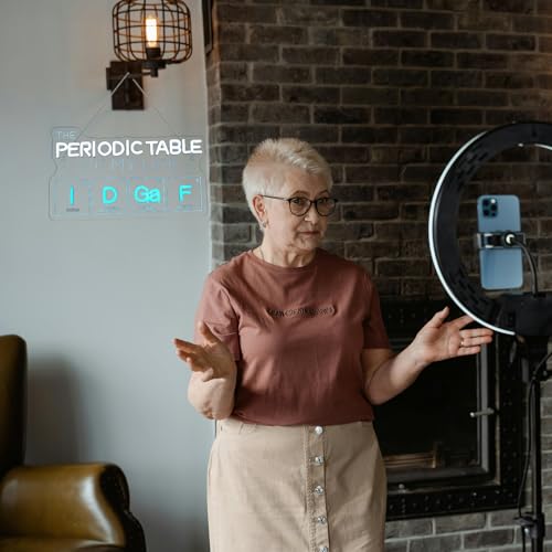 Image of The Periodic Table of My Life Neon Sign, Dimmable Science-Themed Neon Light for Bedroom, Dorm, Geek Gifts