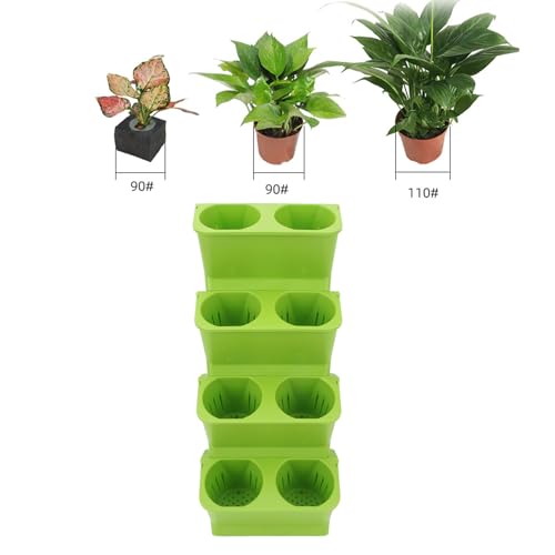 ciciglow Plantador de jardim vertical, vasos suspensos para plantas internas e externas, caixas de p