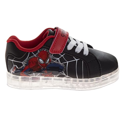 Disney Spiderman Sneakers Kids Tennis Shoes Athletic Footwear Running Walking Boys Sneakers for Toddler to Little Kid (Sizes: 6-10 Toddlers / 11-12 Little Kids)2