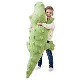 EEYQR Giant Alligator Stuffed Animals 52", Large Crocodile Plush Toys