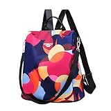 shepretty Mochila antirrobo Impermeable para Mujer viajar，8888I