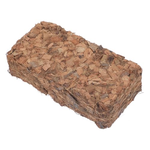 iplusmile Blocco di Terreno Muschio di Sfagno per Coltivazione Piante e Fiori, Substrato Nutriente Compatto per Ortaggi in Vaso, Accessorio Idroponico per Balcone e Giardino Senza Terra