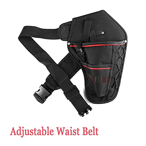 MASUNN Schnurlose Elektronische Bohr Pistole Holster Werkzeuggürtel Tasche Verstellbare Gürtel Aufbewahrungstasche