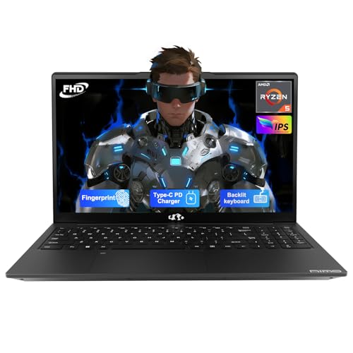 NIMO 15.6'' IPS FHD-Laptop, 8GB RAM 256GB SSD AMD Ryzen