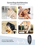 Ultraschall Hunde, Handheld Anti-Bell-Gerät, Anti-Bell-Mittel für Hunde, wiederaufladbare Handheld Trainingsgerät für Hunde mit 5m Reichweite, sichere Mini Antibell für kleine große Hunde Freien