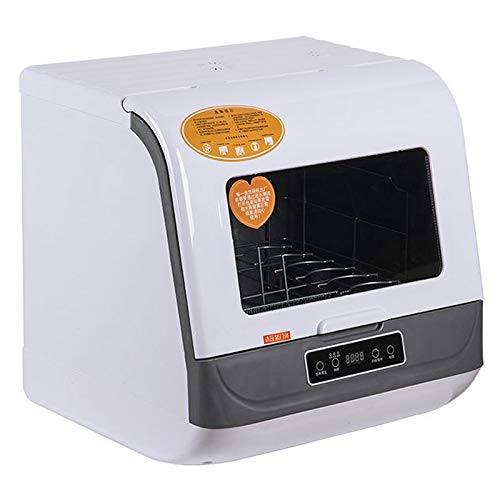 Mini Tischgeschirrspüler, Spülmaschine Geschirrspülmaschine Vollautomatischer Schnelle Reinigung Multifunktions-Geschirrspüler Mit 3